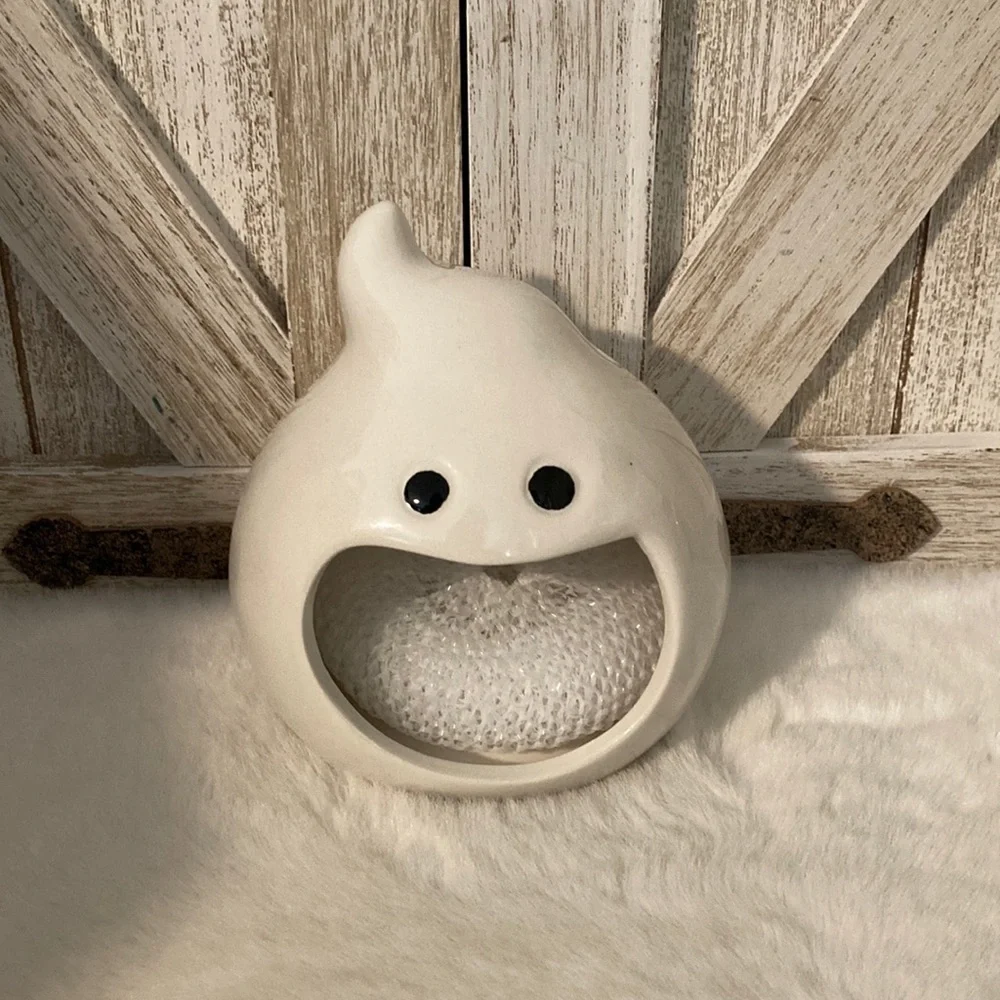 Halloween Ghost Scrubby Holder